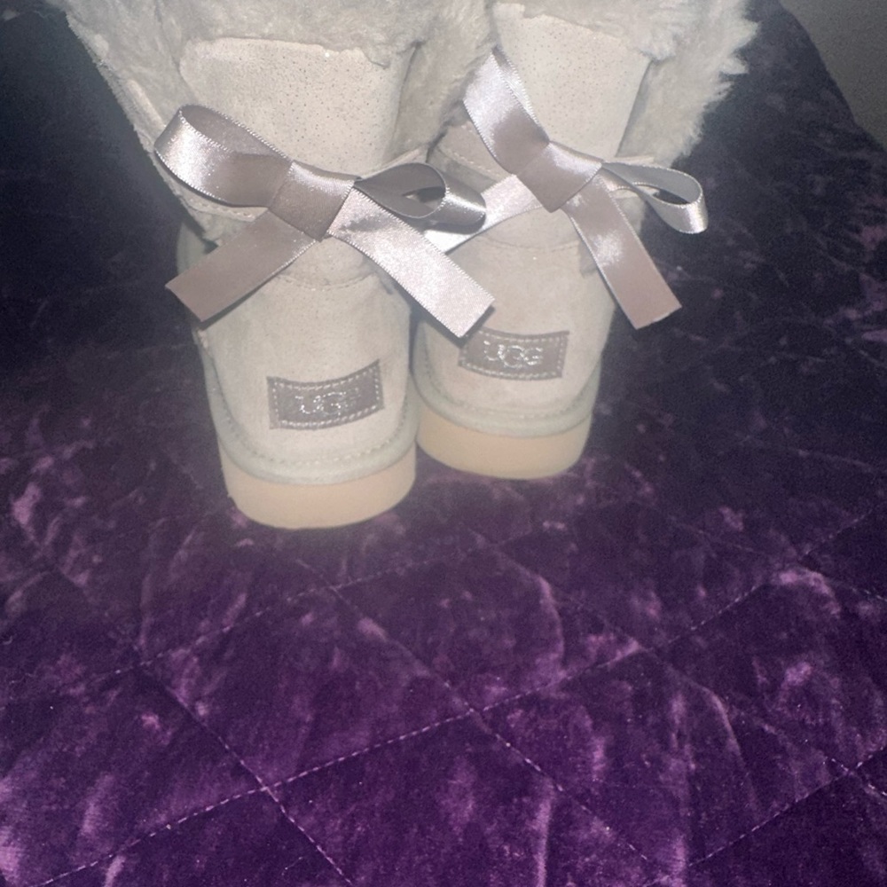 Uggs With Sparkles And Bow Authentic - image 1